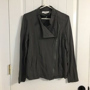 Jack by BB Dakota Gray Draped Lightweight Jacket